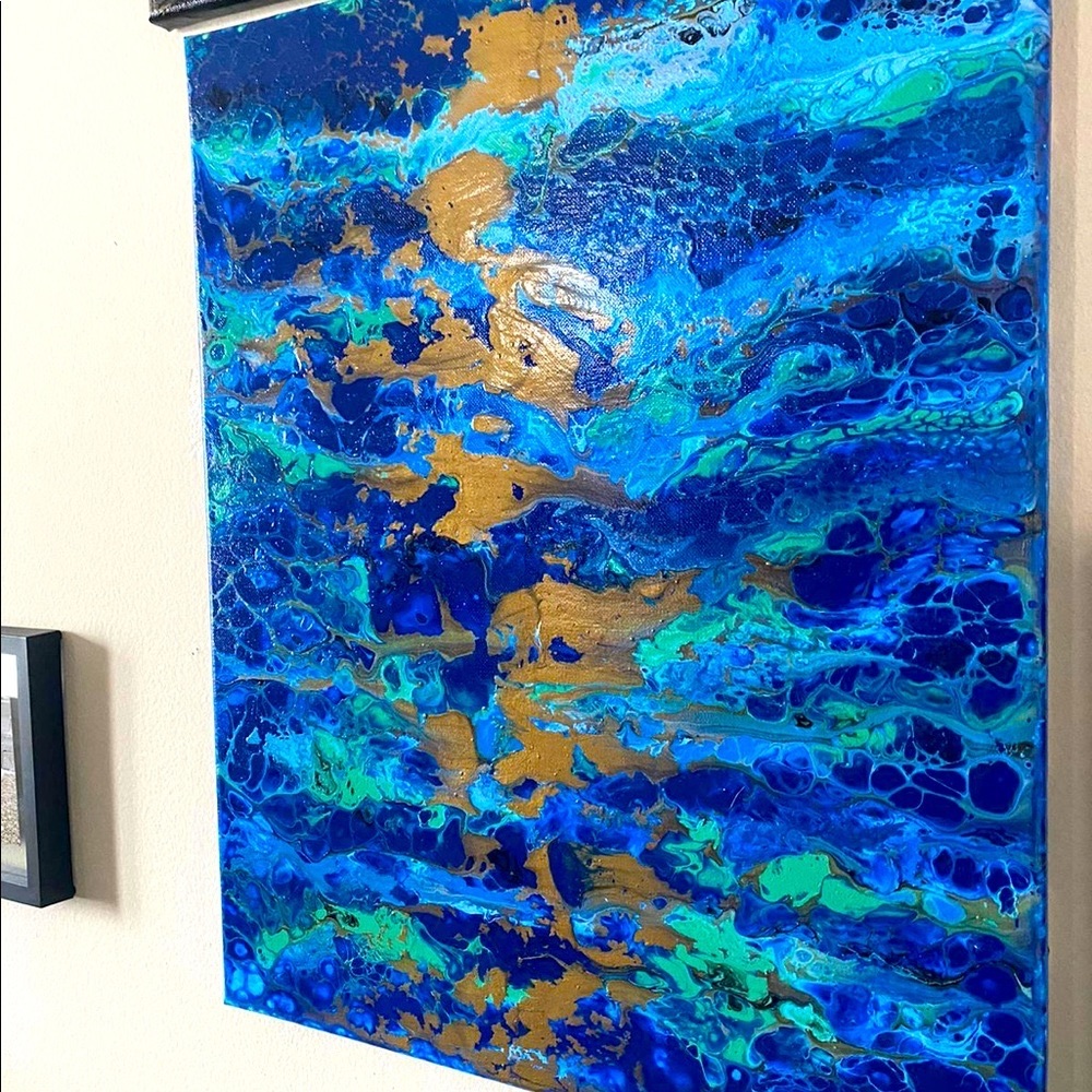 Handmade Acrylic Painting 100% Cotton Canvas